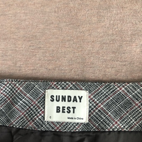 aritzia sunday best gingham skirt - Picture 3 of 3